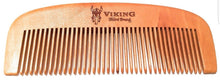 Load image into Gallery viewer, viking beard brand pear wood comb
