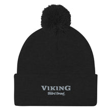 Load image into Gallery viewer, black-viking-beanie-mens