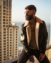 Load image into Gallery viewer, Man with great beard styling. This man just put beard balm in his beard and shaped it for a great style and form.