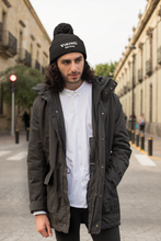 Load image into Gallery viewer, mens pom pom beanie viking