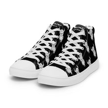Load image into Gallery viewer, black and white canvas shoes