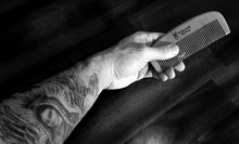 Load image into Gallery viewer, viking beard brand pear wood beard comb