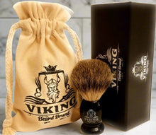 Load image into Gallery viewer, Viking Beard Brand Badger Hair Shaving Brush