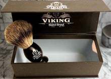 Load image into Gallery viewer, Viking Beard Brand Badger Hair Shaving Brush
