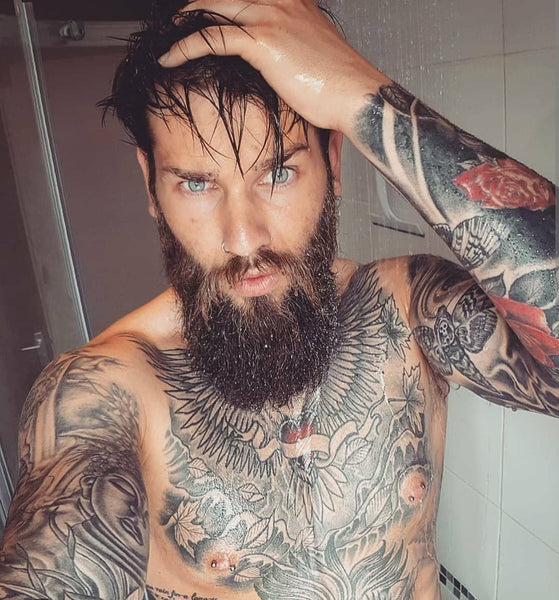 The Masculinity and Artistry of Men with Tattoo's and Beards