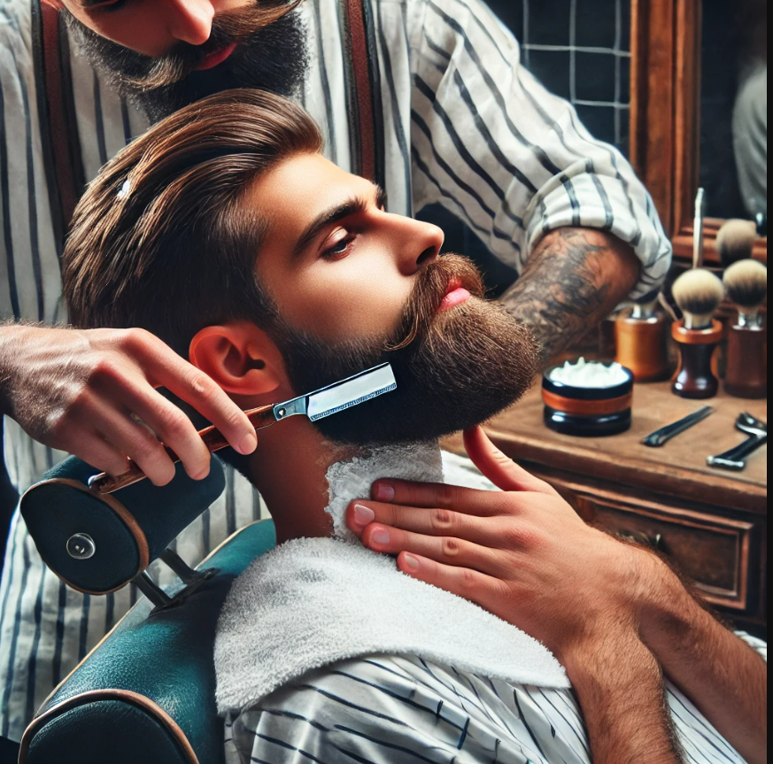 Staright Razor On Mustache The Ultimate Guide to Straight Razors: How to Get The Perfect Shave ...