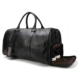 canadian leather duffle bag