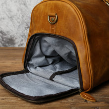 Load image into Gallery viewer, duffle bag side compartment

