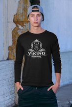 Load image into Gallery viewer, long sleeve black shirt viking

