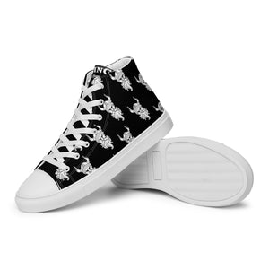 Canvas High Top Sneakers Shoes - Men's