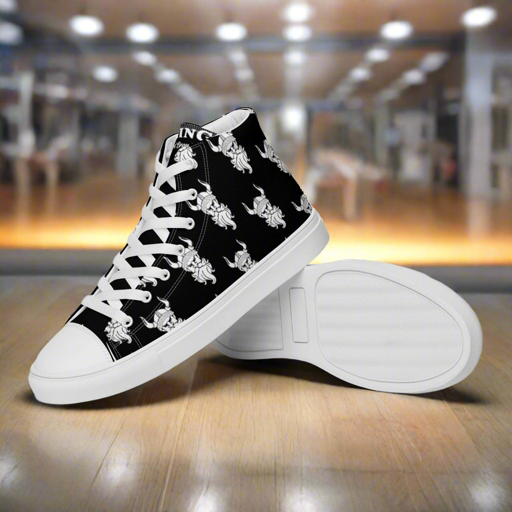 Canvas High Top Sneakers Shoes Men's – Viking Beard Brand