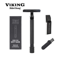 Load image into Gallery viewer, Double Edge Safety Razor With 5 Blades &amp; Brush
