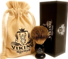 Load image into Gallery viewer, Viking Beard Brand Badger Hair Shaving Brush
