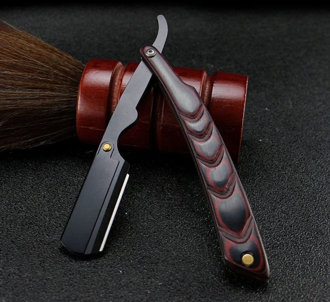 Staright Razor On Mustache Straight Razor – Viking Beard Brand