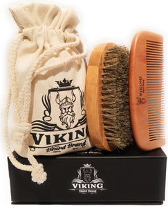 Viking Beard Brand Beard brush and comb set