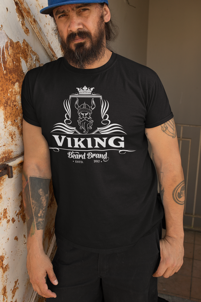 viking t-shirt in black