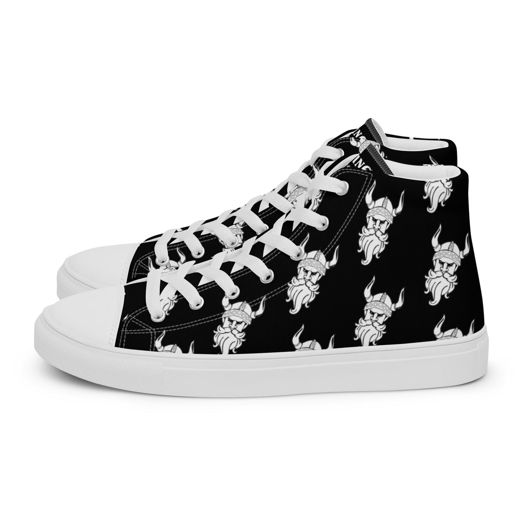 Side shot of women's canvas shoes